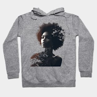 Afrocentric Woman Nature Hoodie